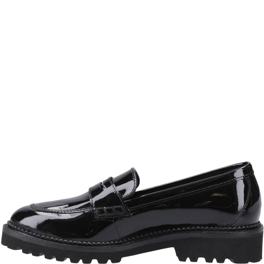 Hush Puppies Grazia Loafer Patent XL Senior School Shoes