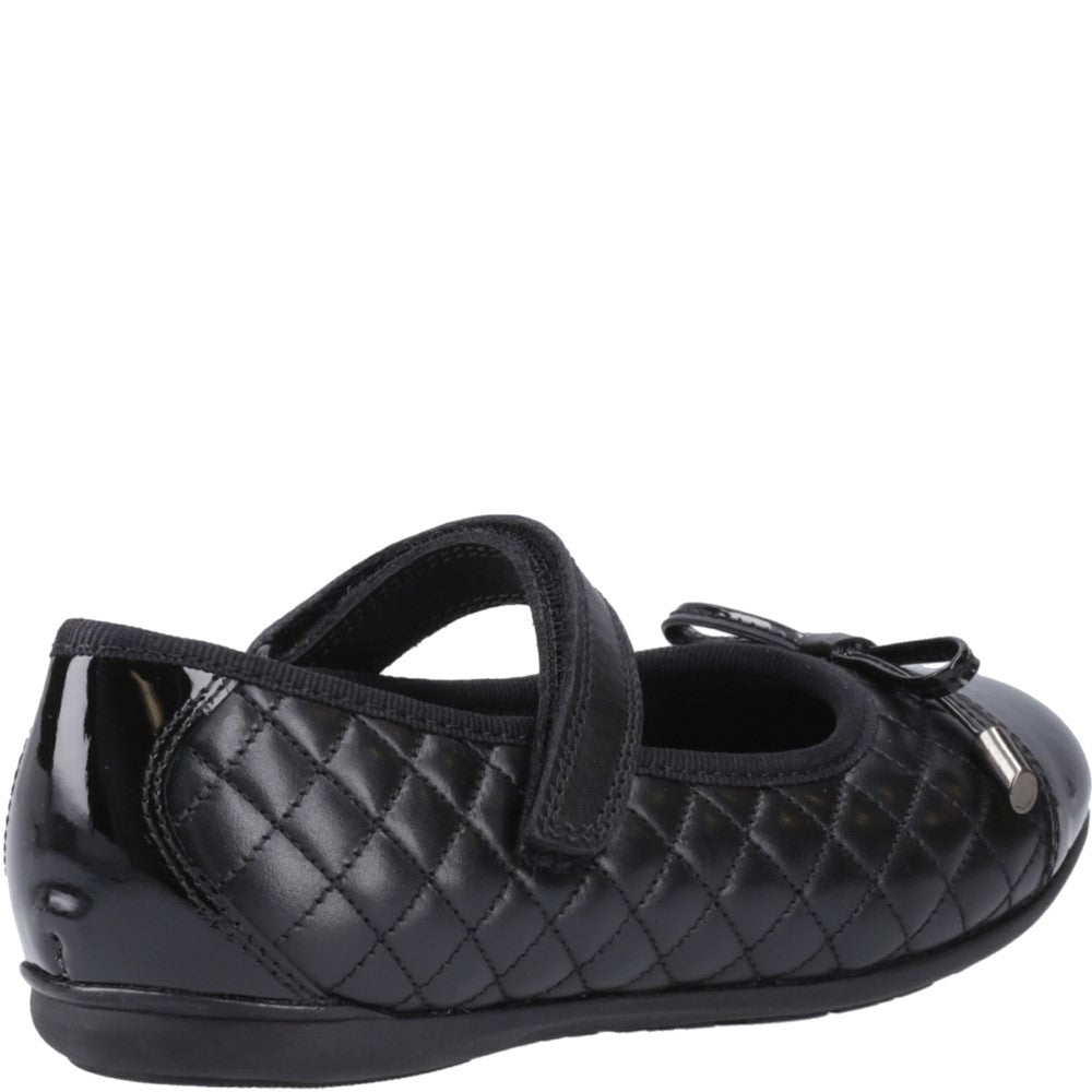 Hush Puppies Lottie Quilt Ballerina Senior School Shoes