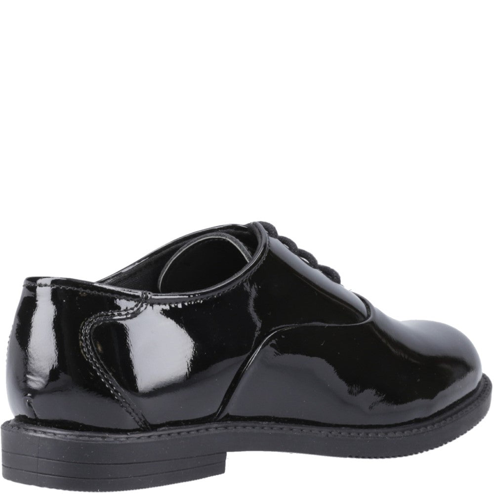 Hush Puppies Nellie Patent XL Senior School Shoes
