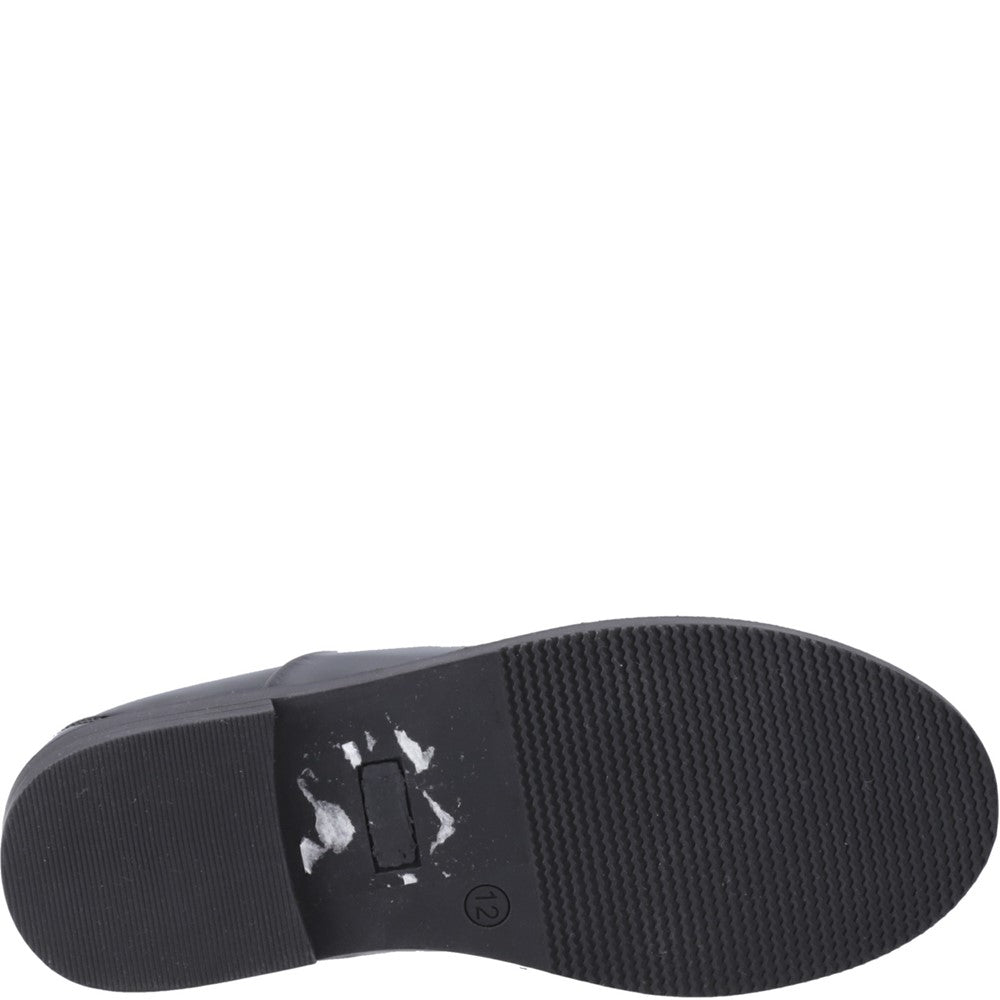 Hush Puppies Nellie Patent XL Senior School Shoes