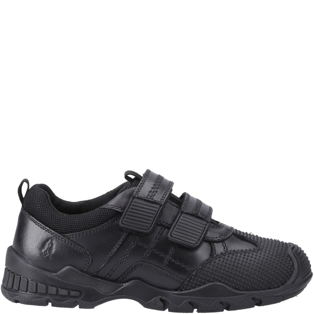 Hush Puppies Tristen Touch Fastening Junior School Shoes