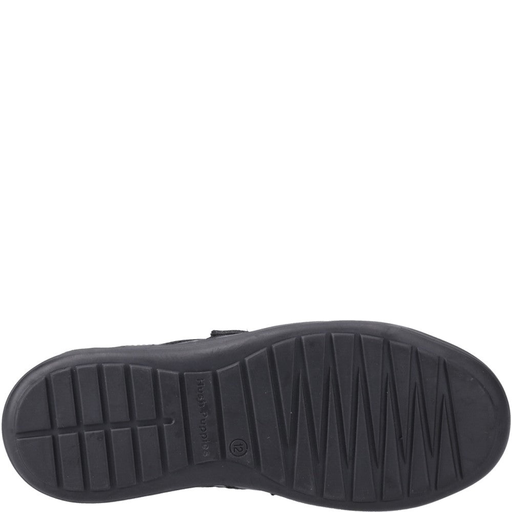 Hush Puppies Sully Touch Fastening Junior School Shoes