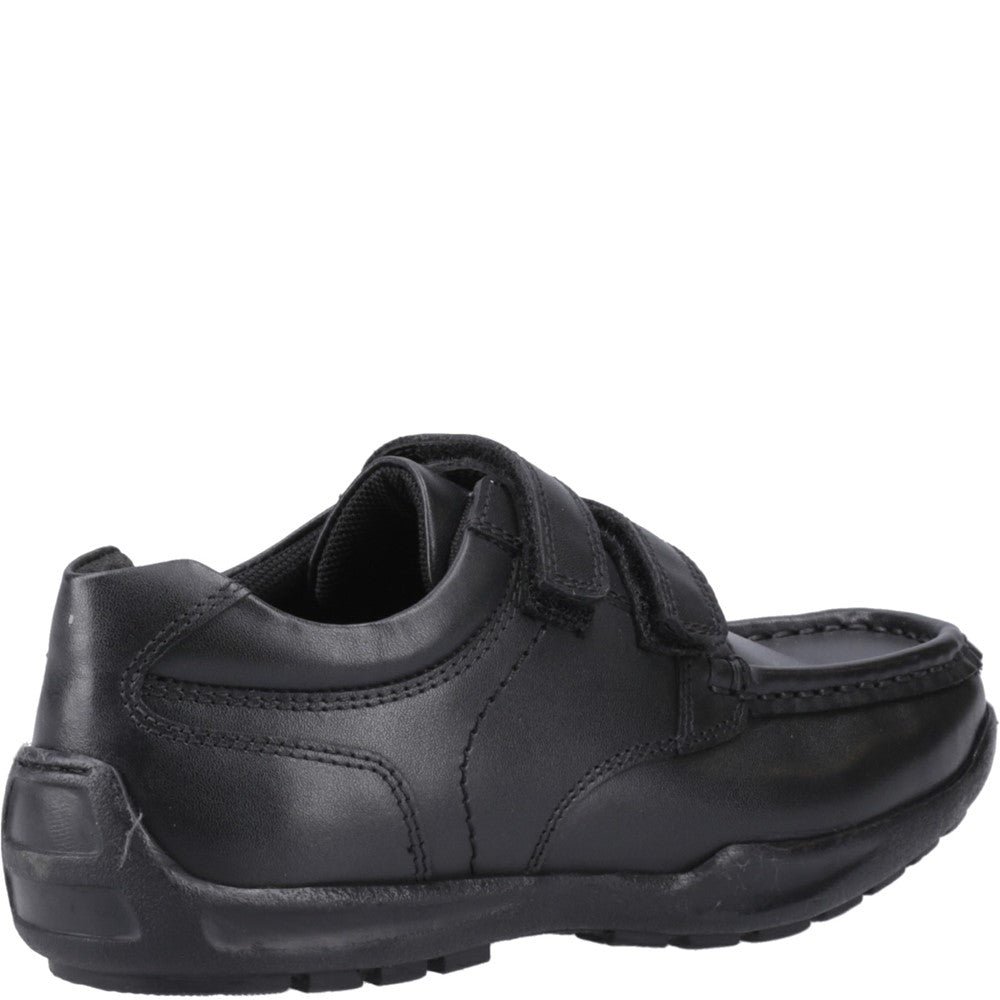 Hush Puppies Maddox Touch Fastening XL Senior School Shoes