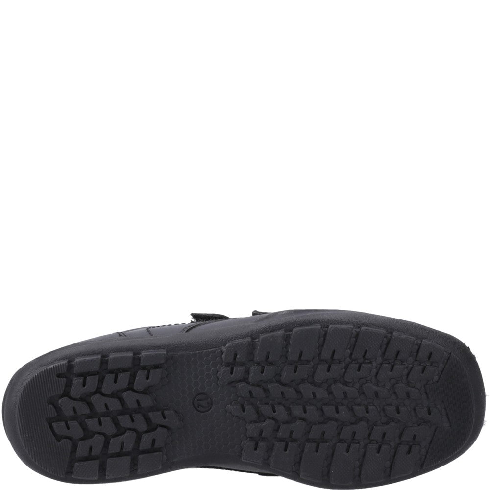 Hush Puppies Maddox Touch Fastening XL Senior School Shoes