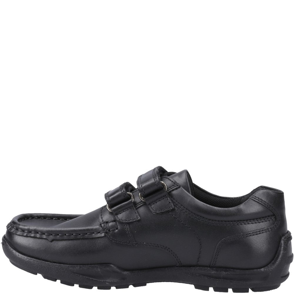 Hush Puppies Maddox Touch Fastening XL Senior School Shoes