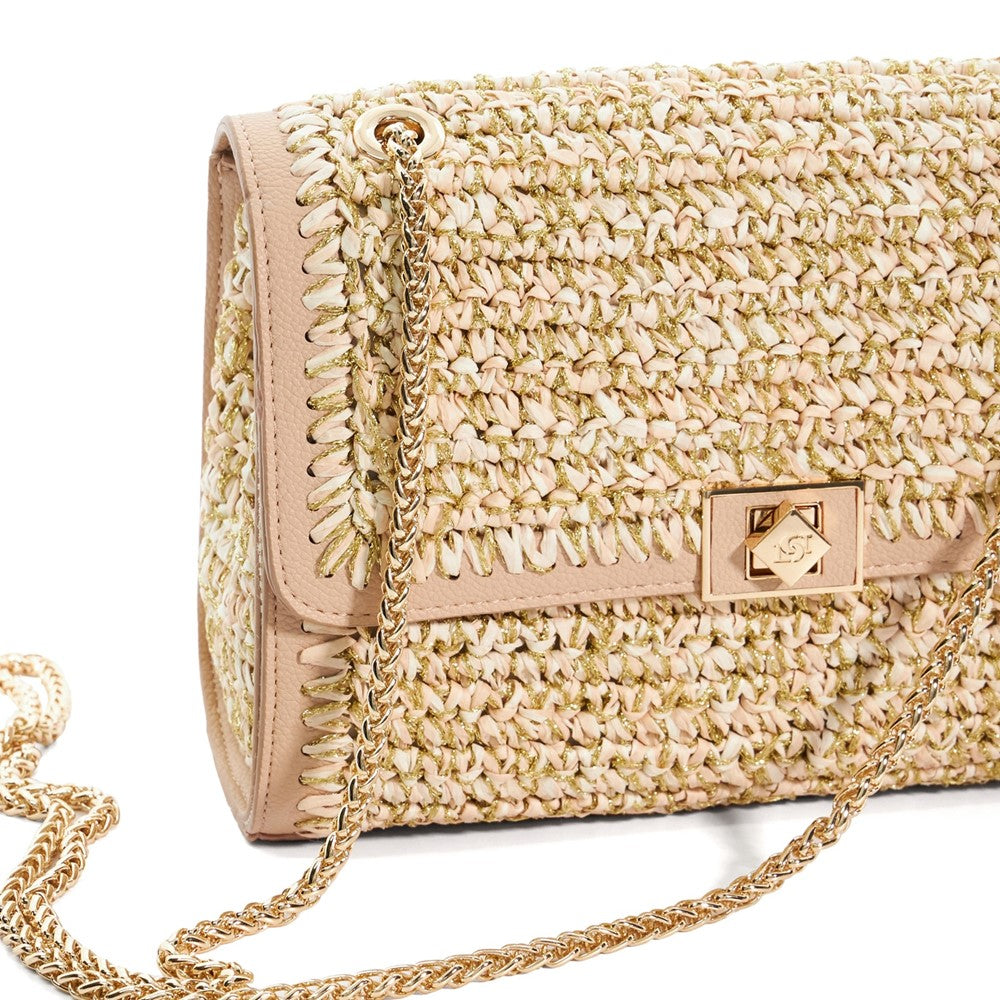 Dune Delphinium Hand Bag