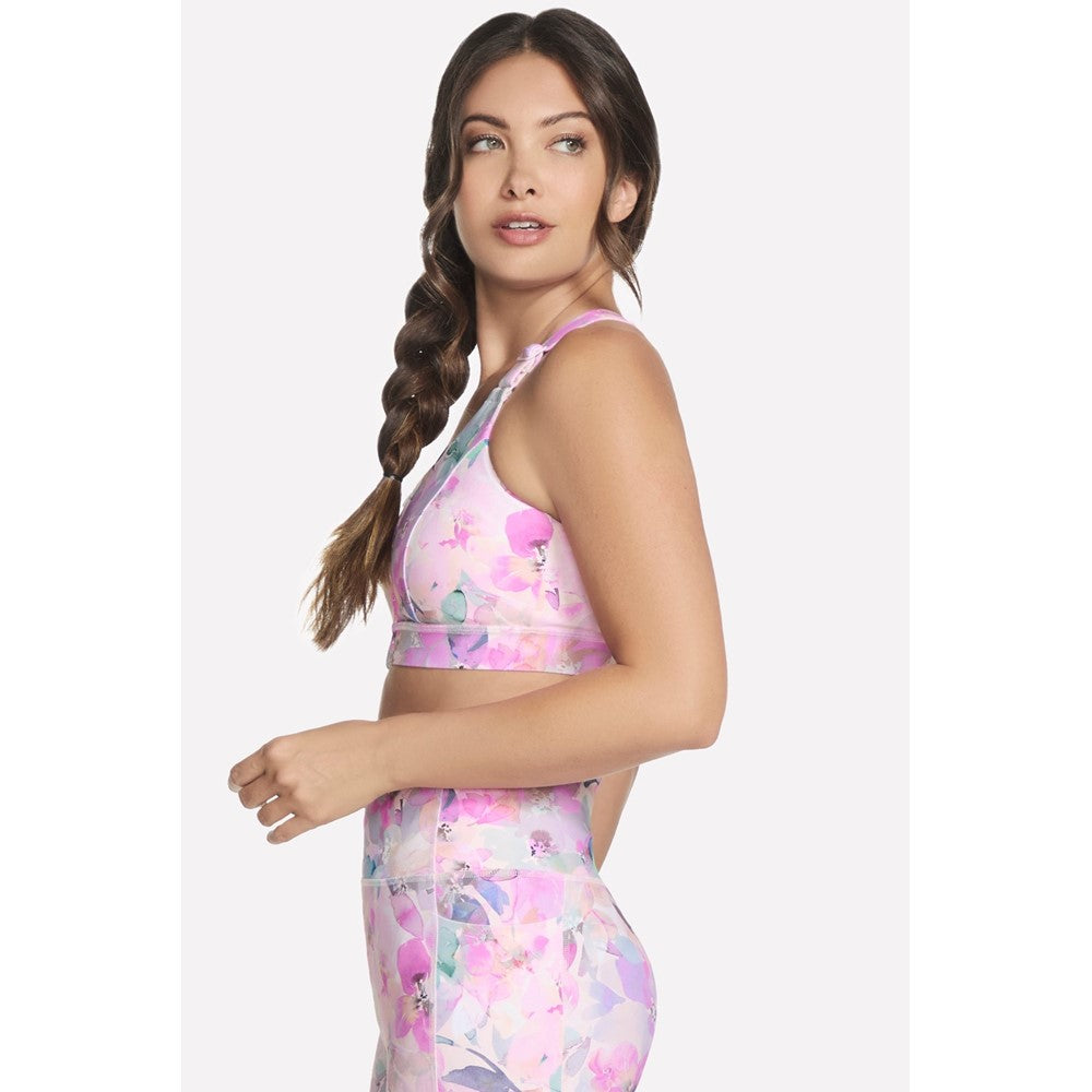 Skechers GoWalk Seascape Floral Zip Front Bra