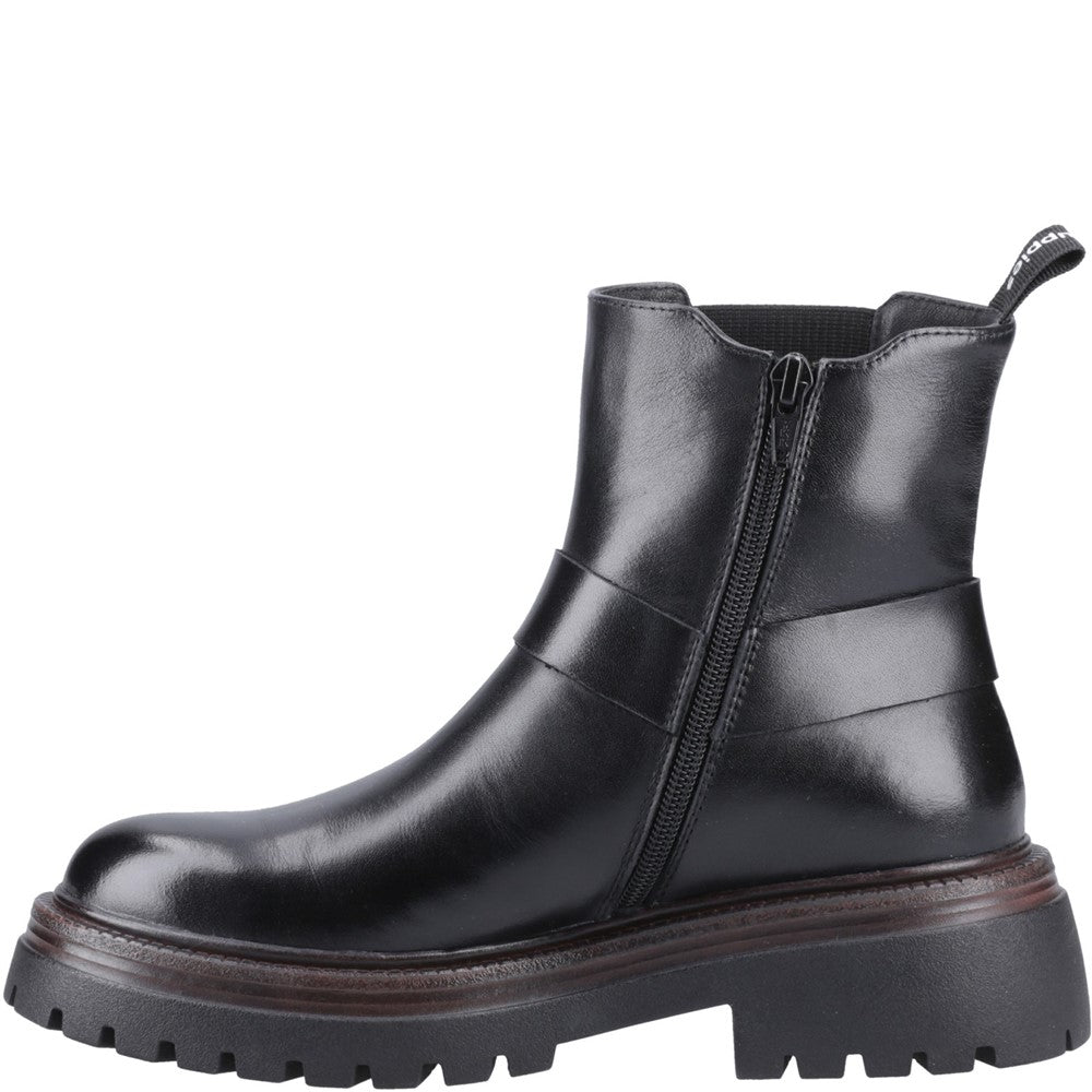 Hush Puppies Raye Buckle Boot Leather