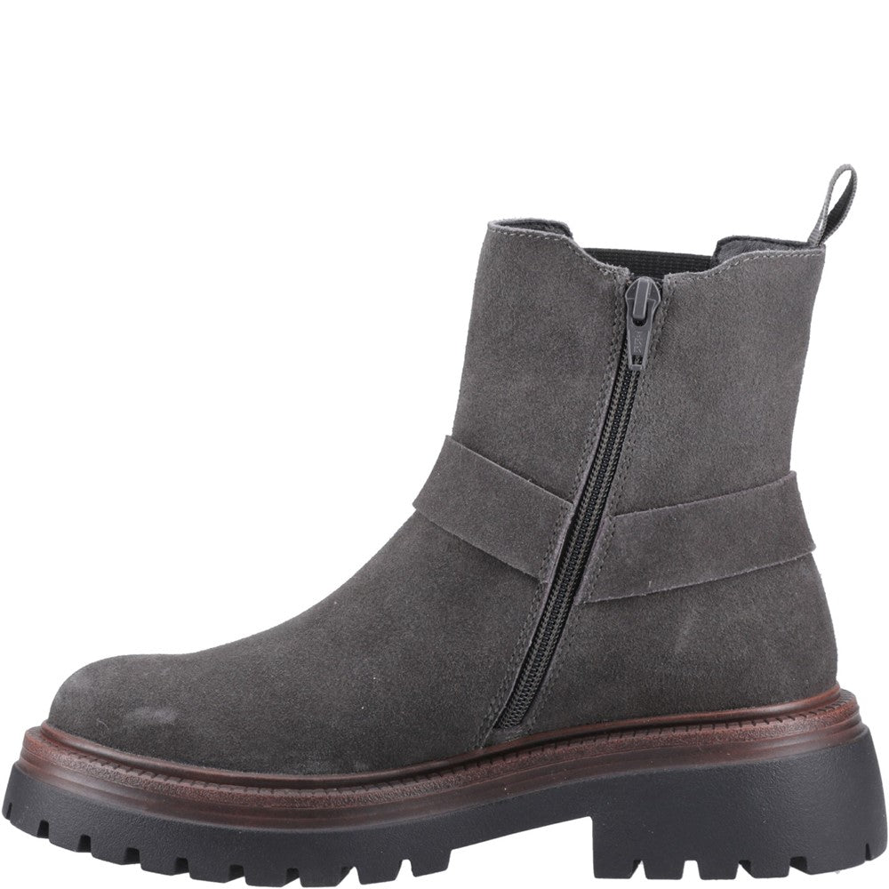 Hush Puppies Raye Buckle Boot Suede