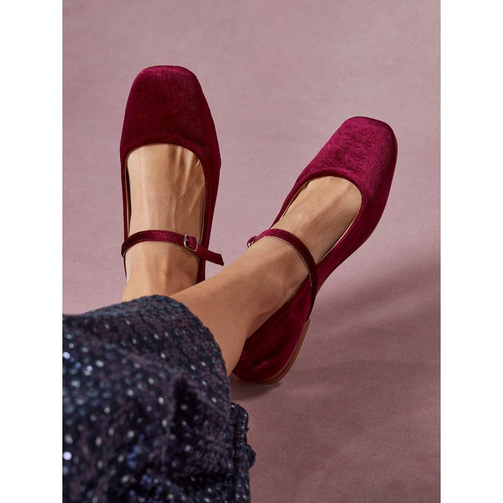 Hush Puppies Pasha Velvet Ballerina