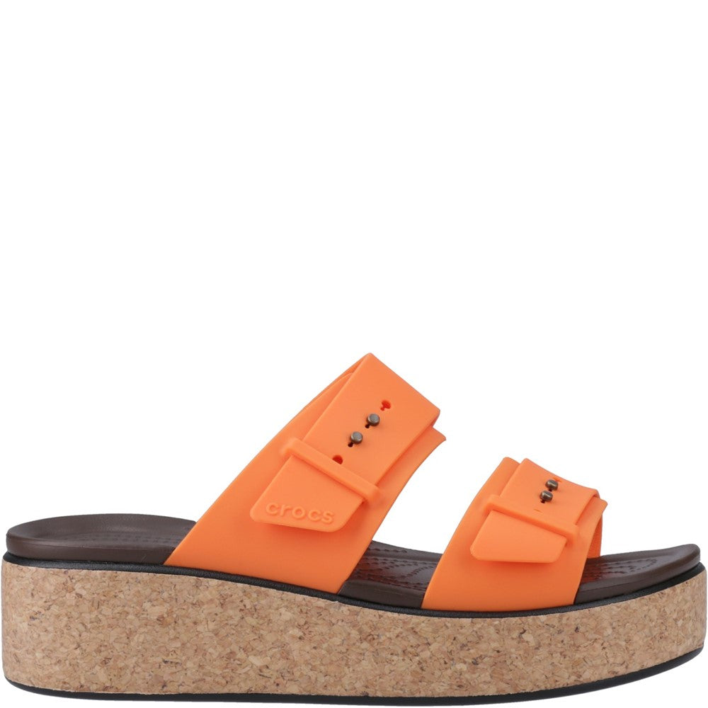 Crocs Brooklyn Buckle Low Wedge
