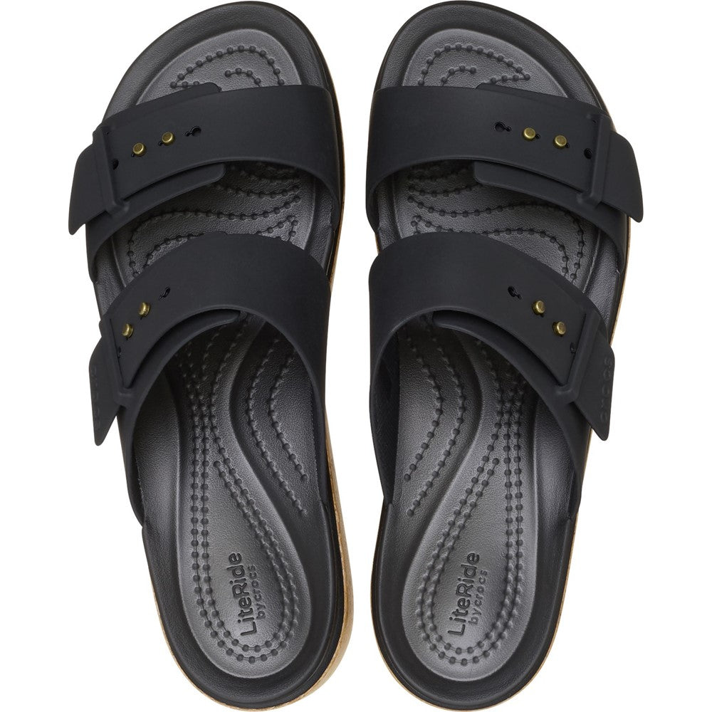 Crocs Brooklyn Buckle Low Wedge