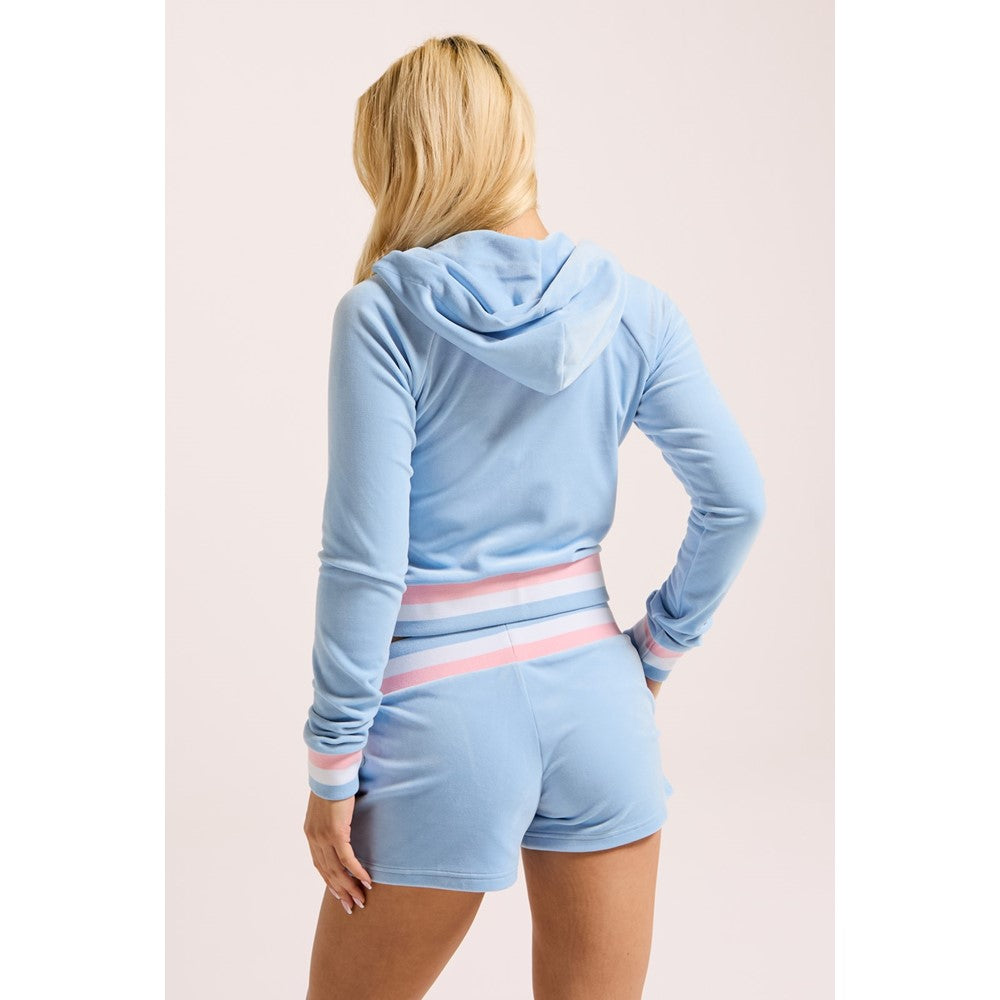 Juicy Couture Velour Stripe Booty Shorts