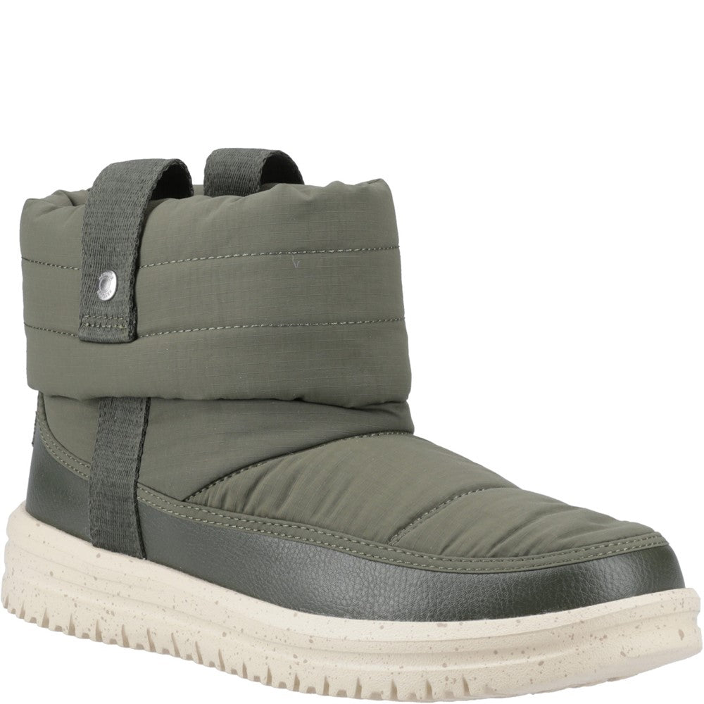 HEYDUDE Camden Cuff Nylon Quilt Boot
