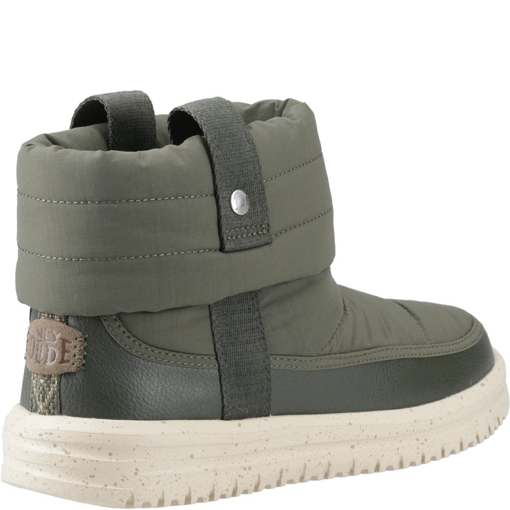HEYDUDE Camden Cuff Nylon Quilt Boot