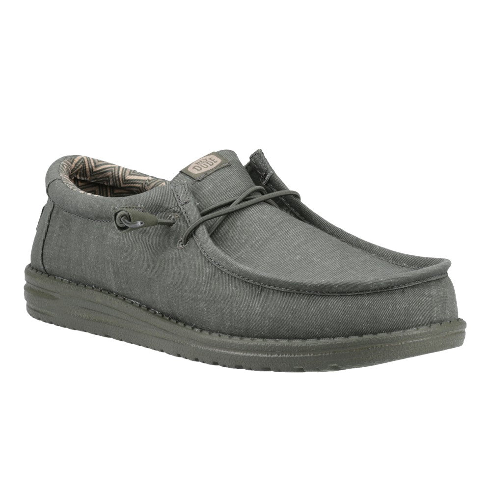 HEYDUDE Wally Stretch Canvas Slip on Shoe