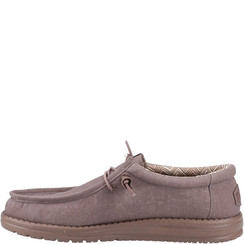 HEYDUDE Wally Stretch Canvas Slip on Shoe