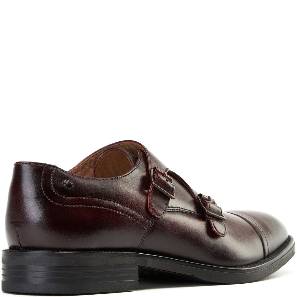 Base London Taper Double Monk Shoes