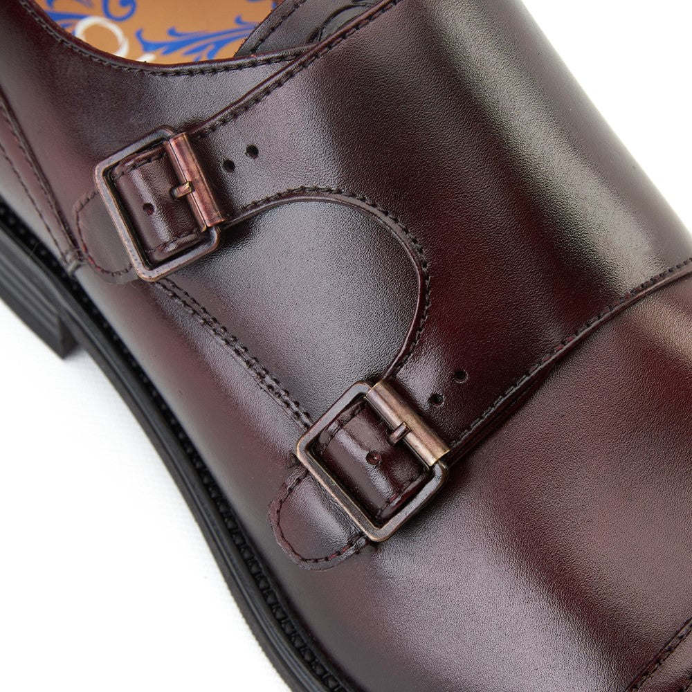 Base London Taper Double Monk Shoes