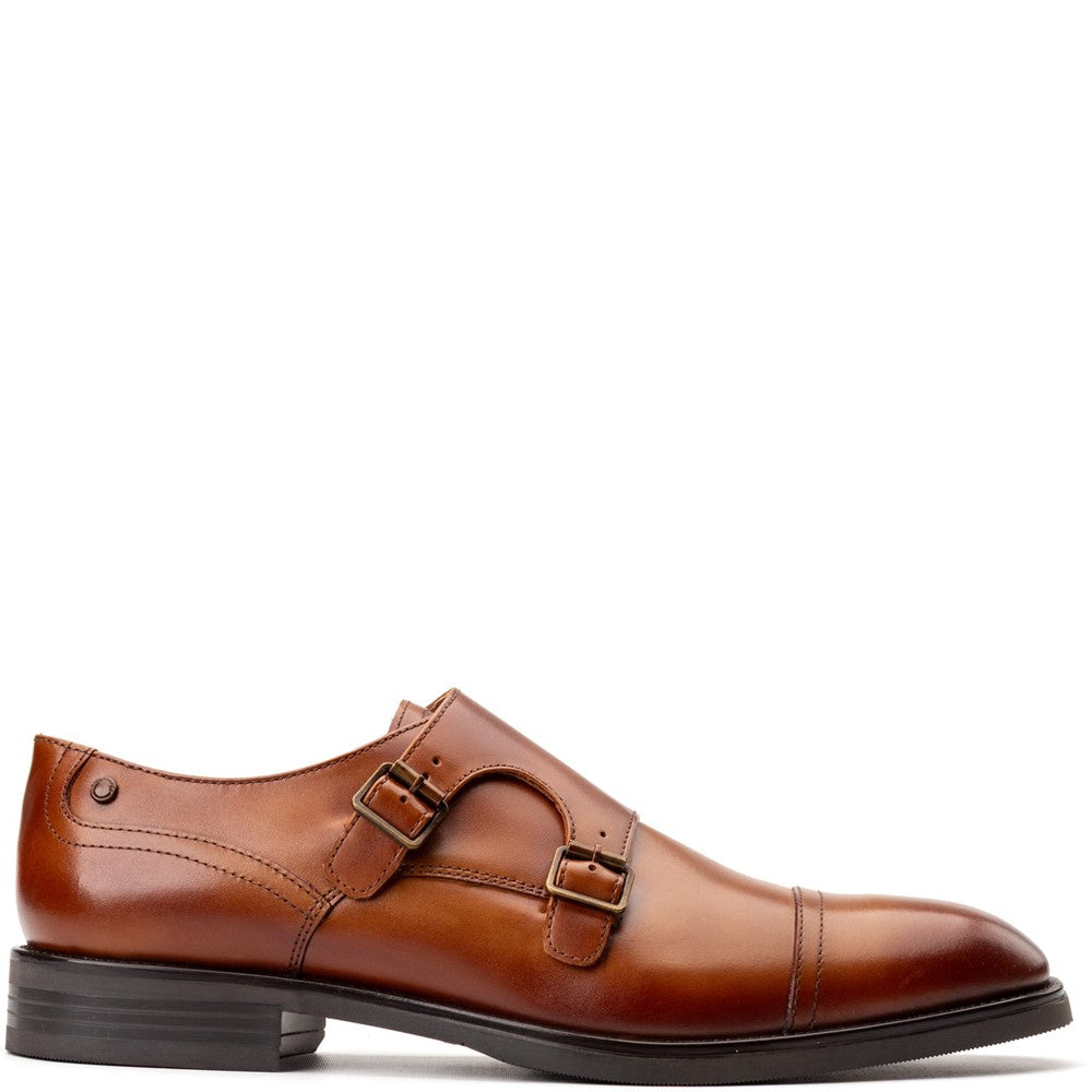 Base London Taper Double Monk Shoes