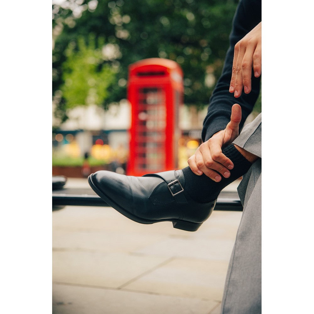 Base London Faraday Single Monk Shoes