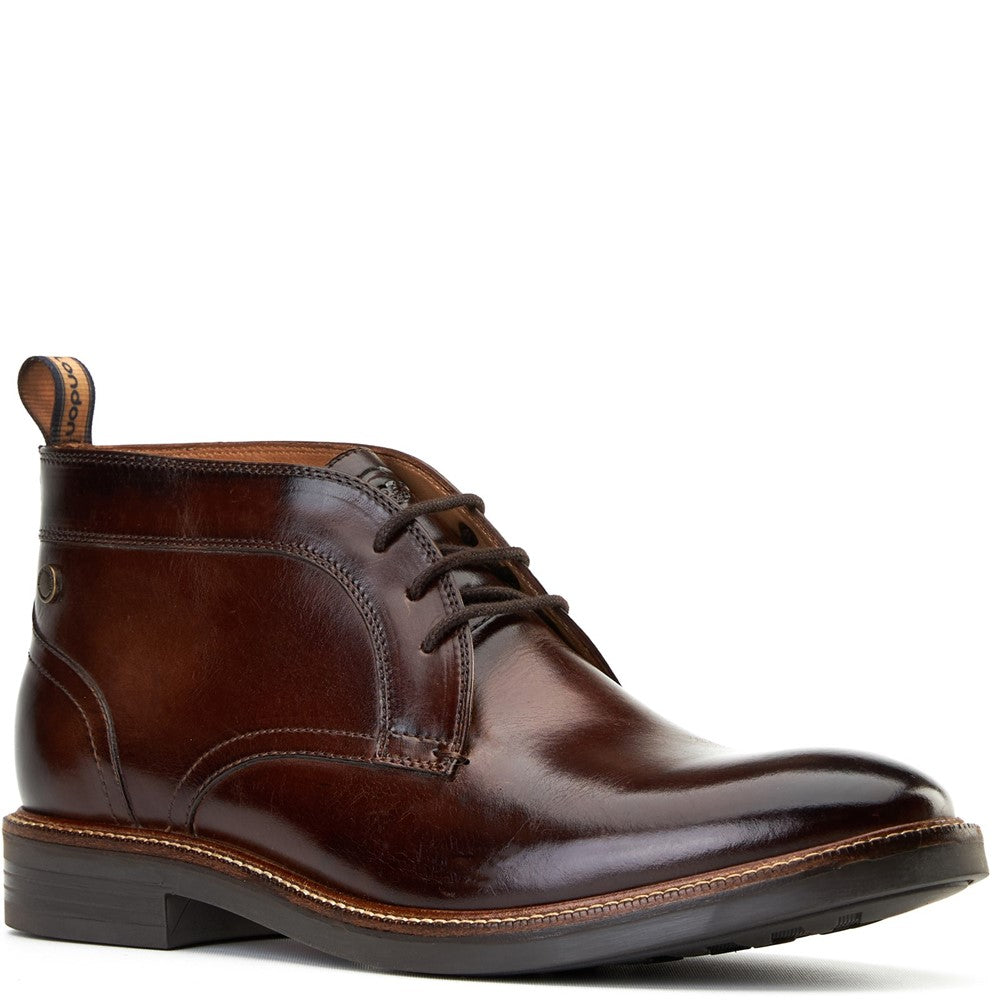 Base London Lincoln Leather Chukka Boots