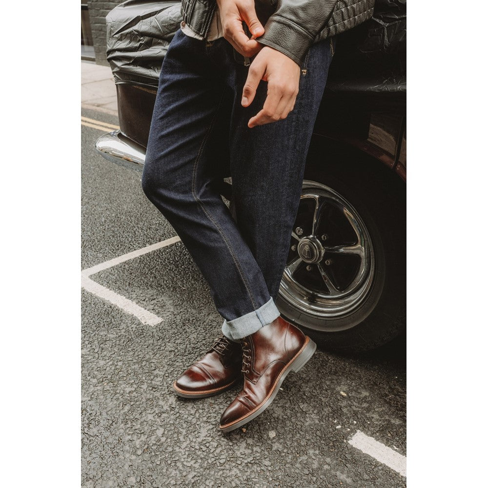 Base London Plymouth Toe Cap Boots