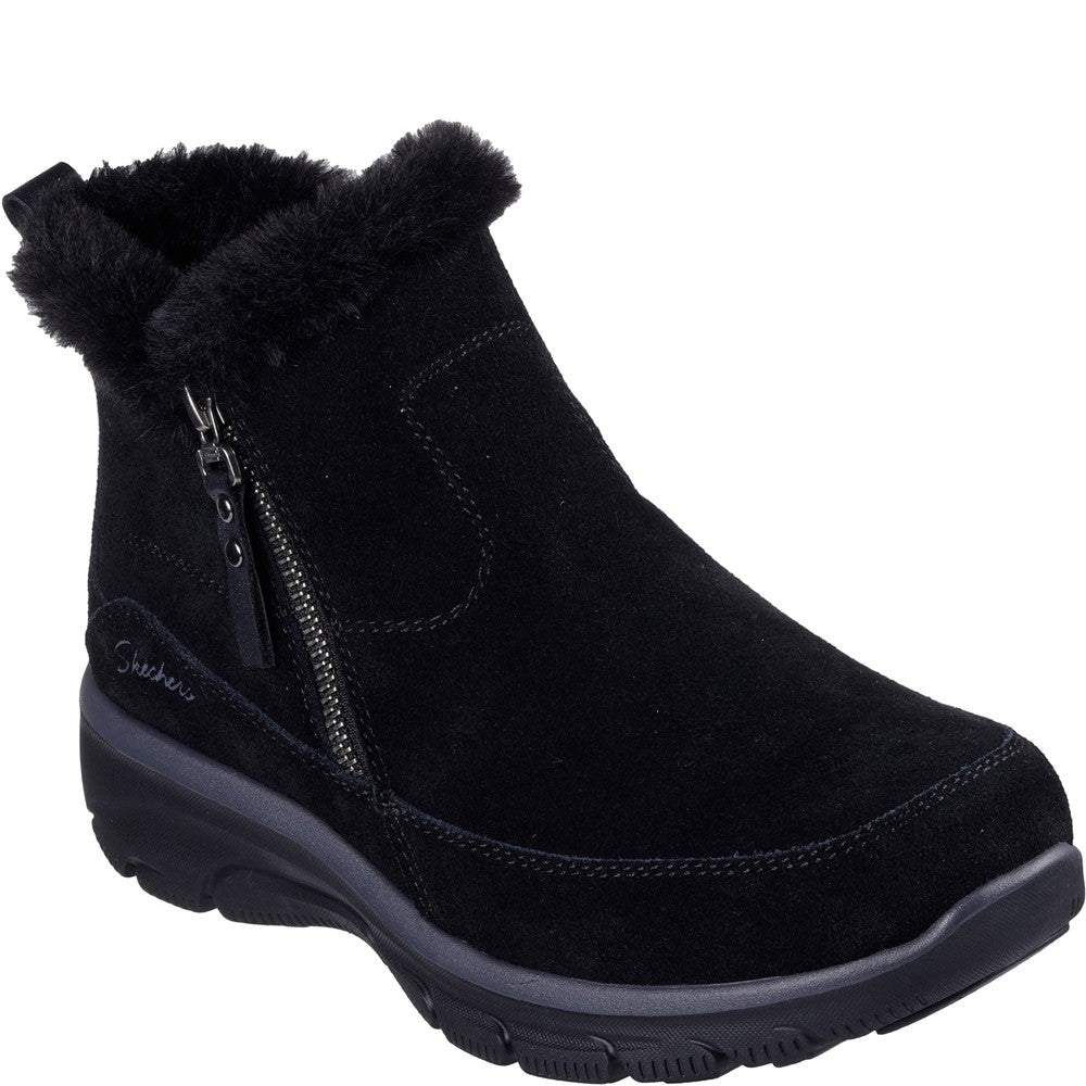 Skechers Easy Going Cool Zip! Ankle Boots