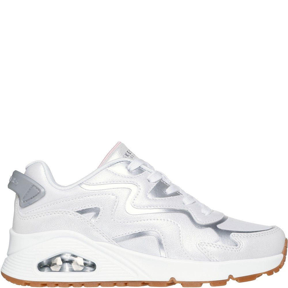 Skechers Uno Gen1 Wavy Shimmer Trainer