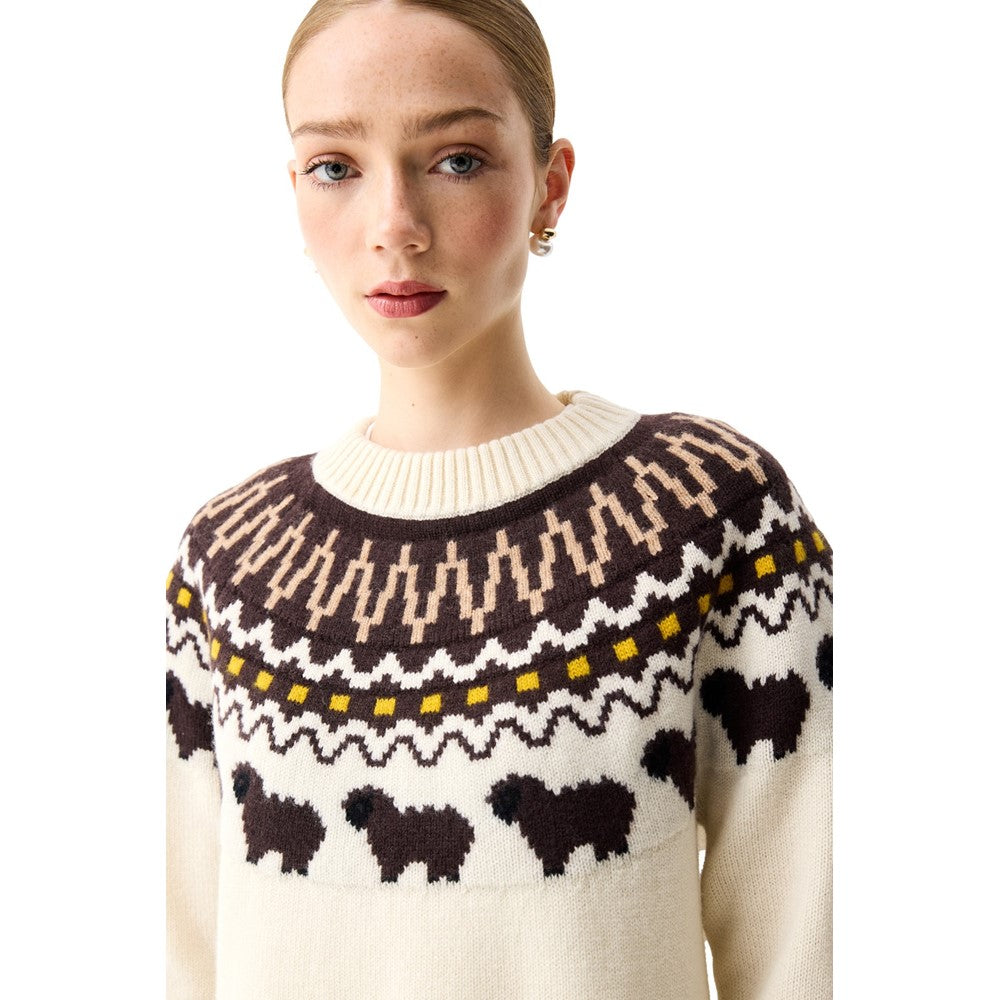 Hunter Ashie Crew Fair Isle Knit