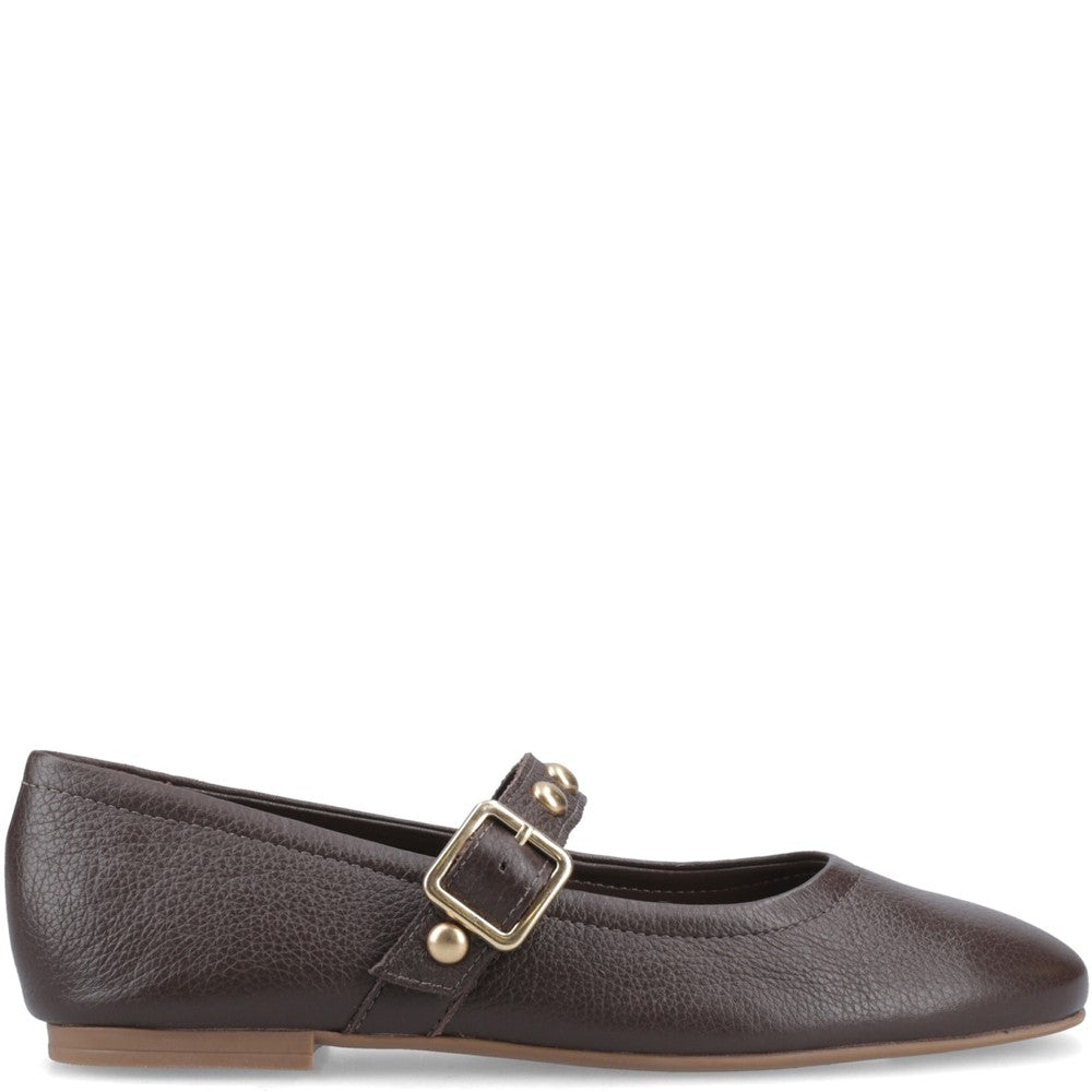 Hush Puppies Charlene Stud Ballerinas