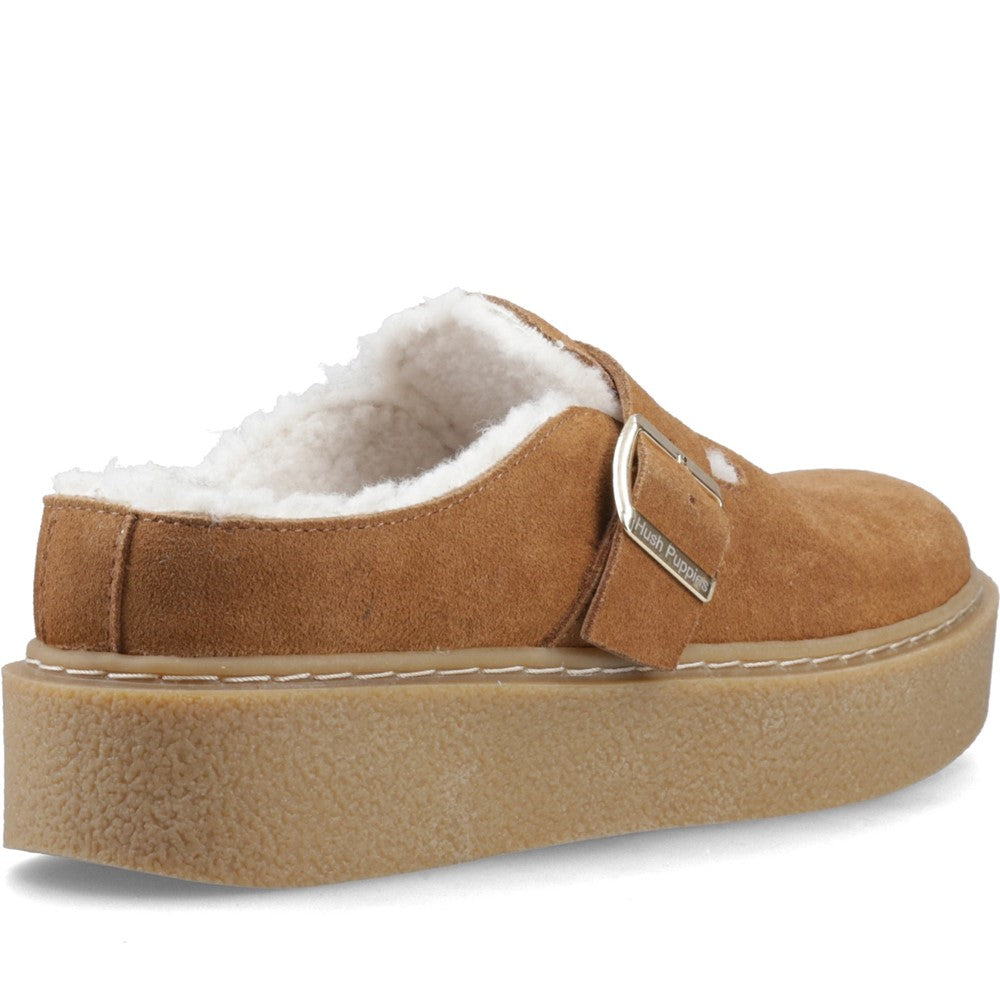 Hush Puppies Blanche Fur Mules
