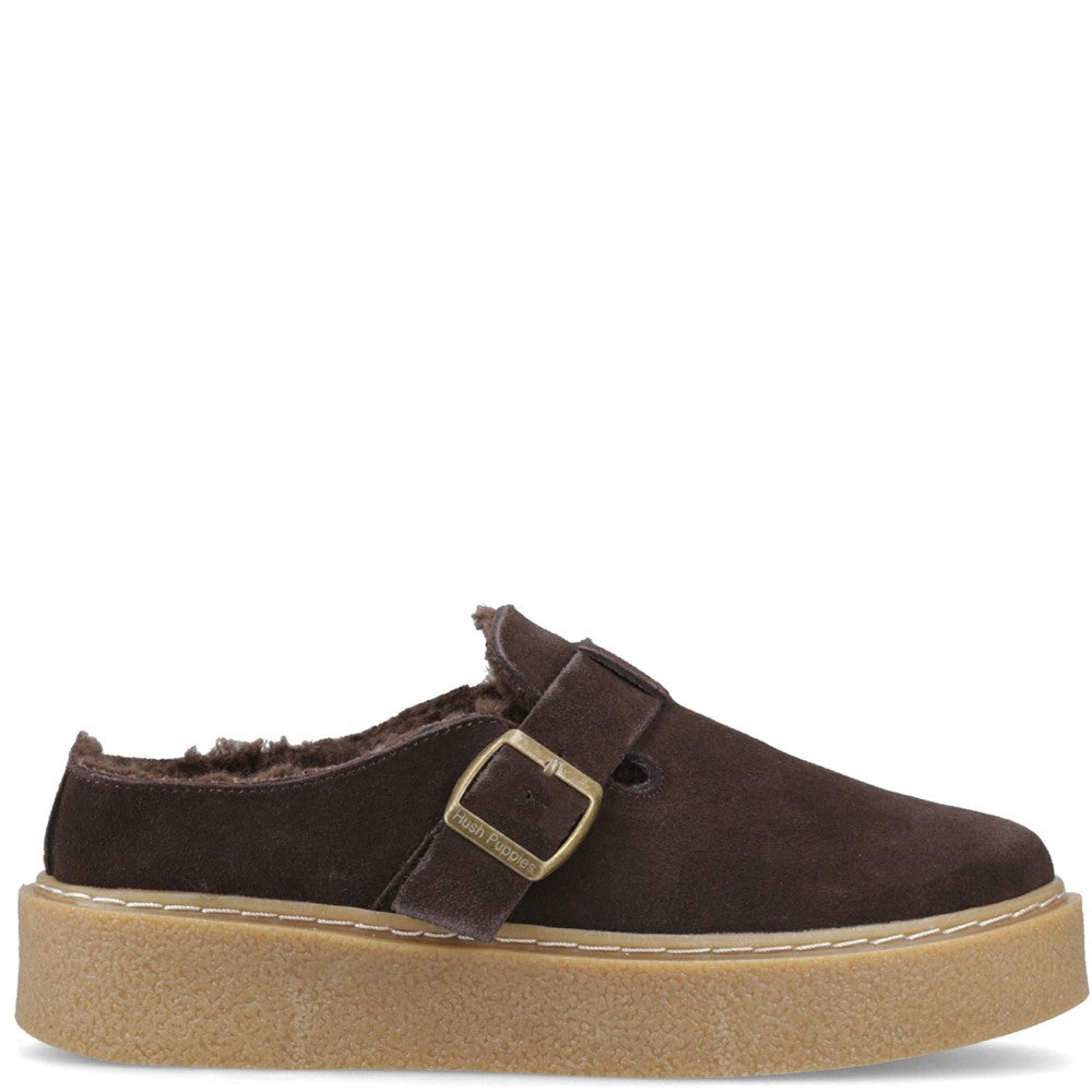 Hush Puppies Blanche Fur Mules