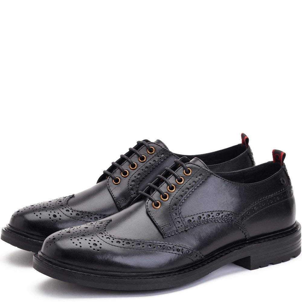Base London Jagger Waxy Brogue Shoes