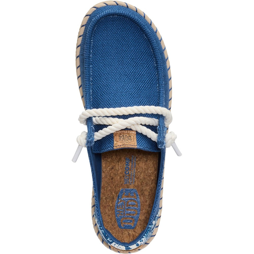 HEYDUDE Wendy Espadrille Hibiscus Shoes