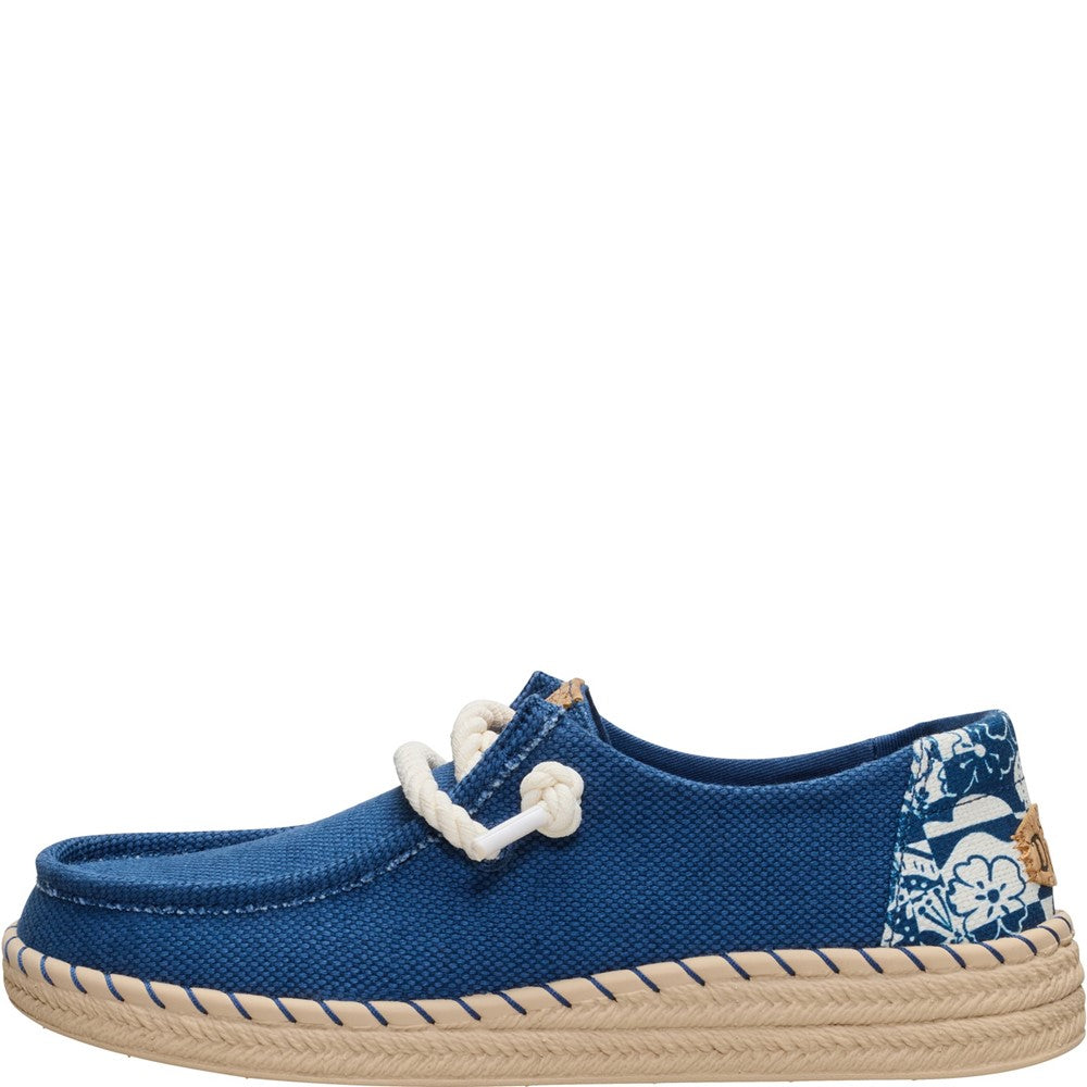 HEYDUDE Wendy Espadrille Hibiscus Shoes