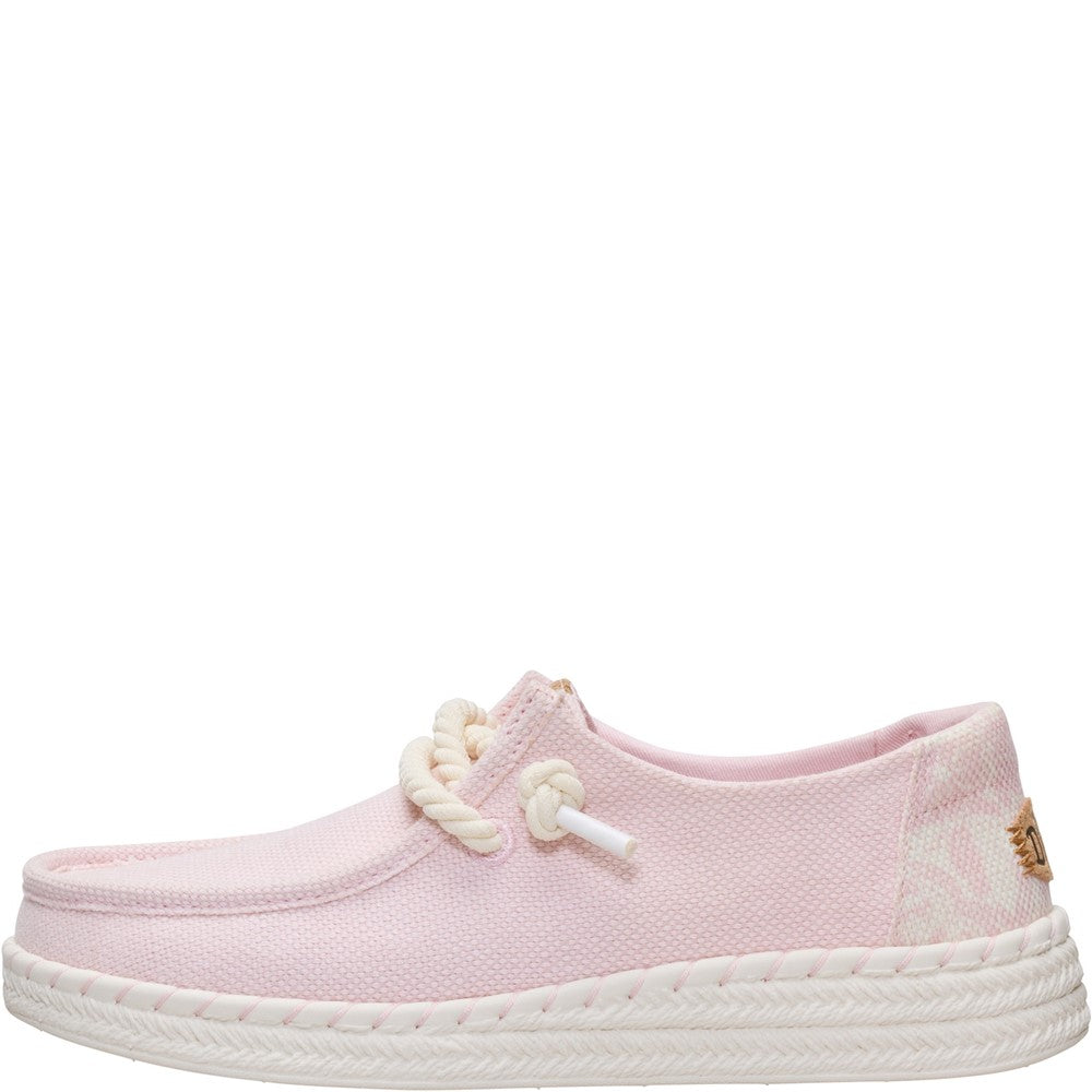 HEYDUDE Wendy Espadrille Hibiscus Shoes