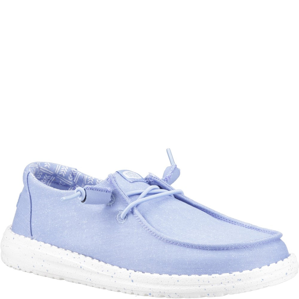 HEYDUDE Wendy Stretch Canvas Slip on Shoe