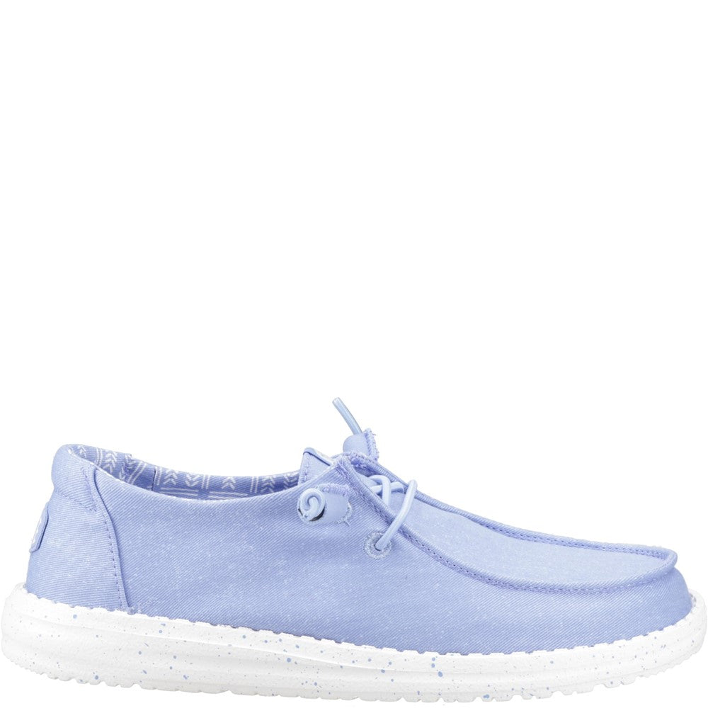 HEYDUDE Wendy Stretch Canvas Slip on Shoe
