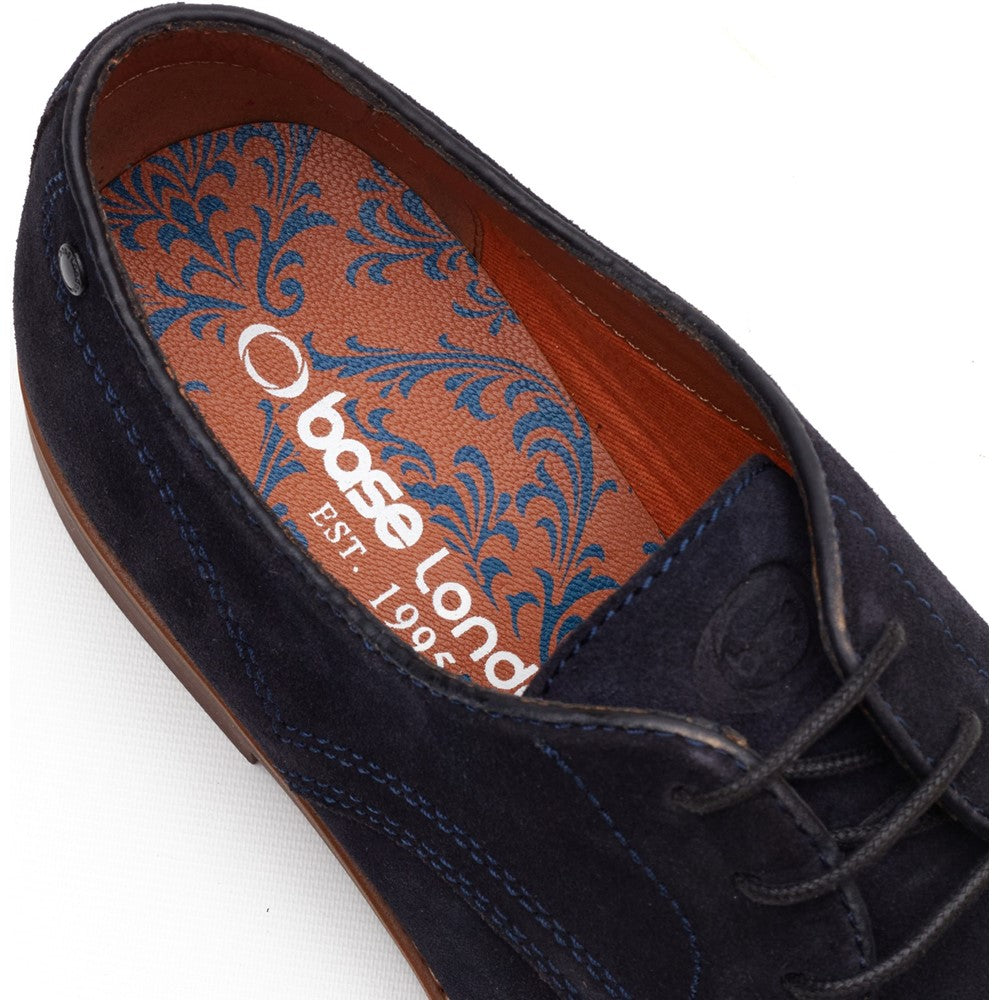 Base London Strand Suede Lace Up Shoes