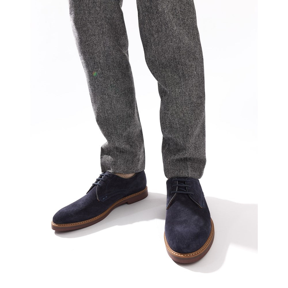 Base London Strand Suede Lace Up Shoes