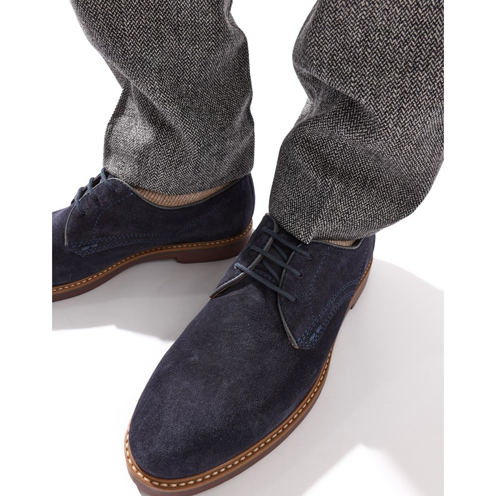 Base London Strand Suede Lace Up Shoes