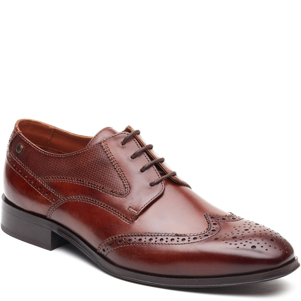 Base London Steeple Washed Brogue Shoes