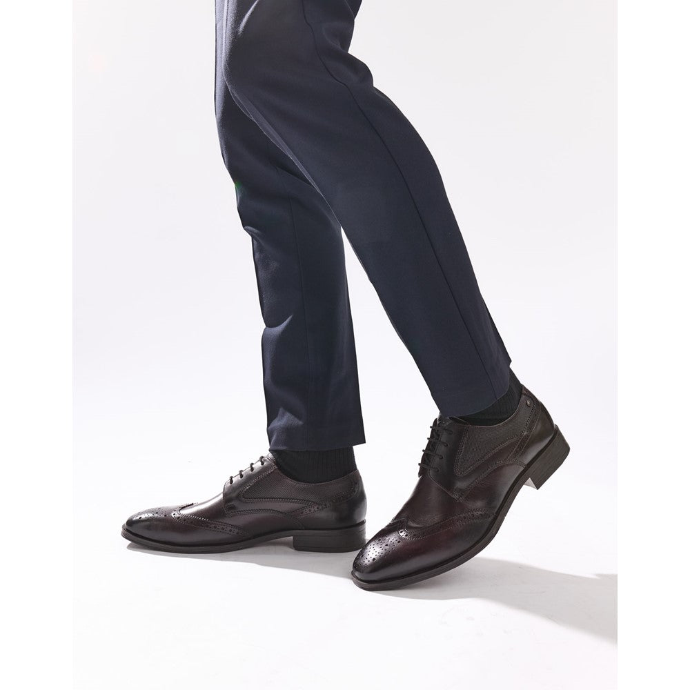 Base London Steeple Washed Brogue Shoes