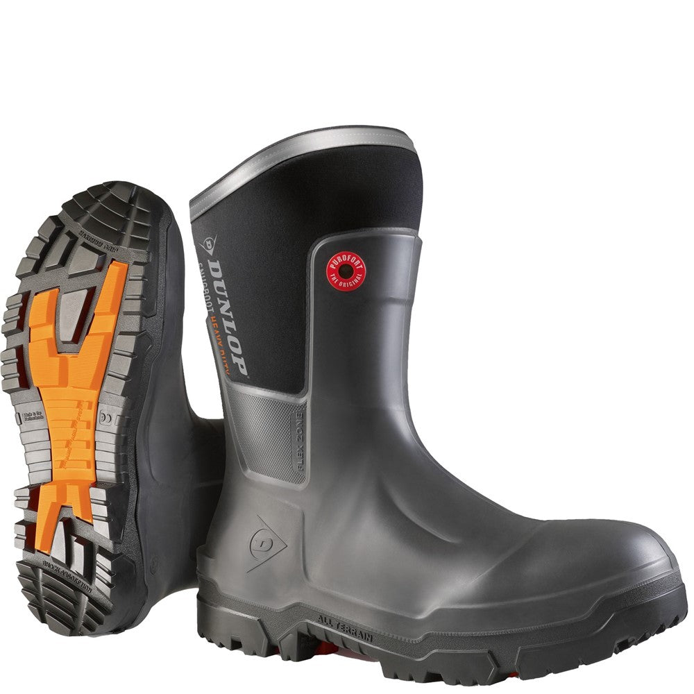 Dunlop Snugboot Heavy Duty Calf Full Safety Wellingtons