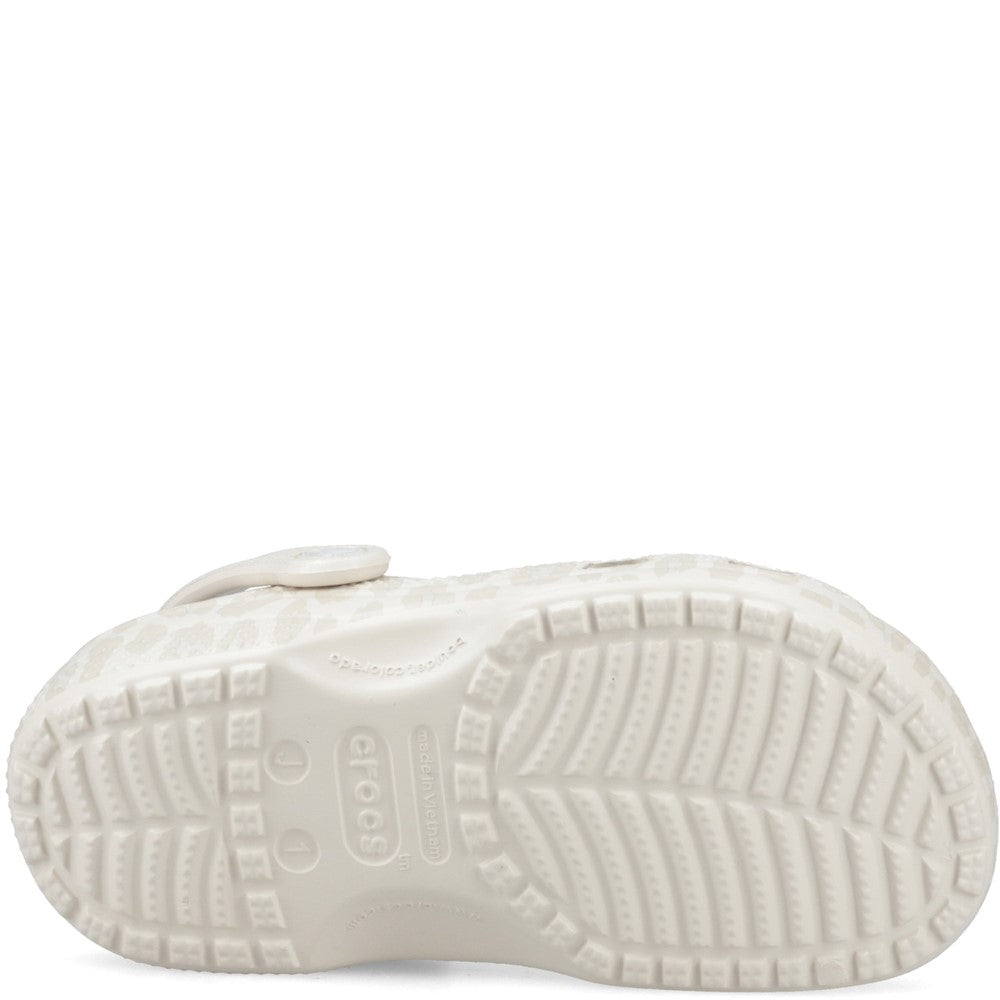 Crocs Kids Classic Animal Glitter Clogs
