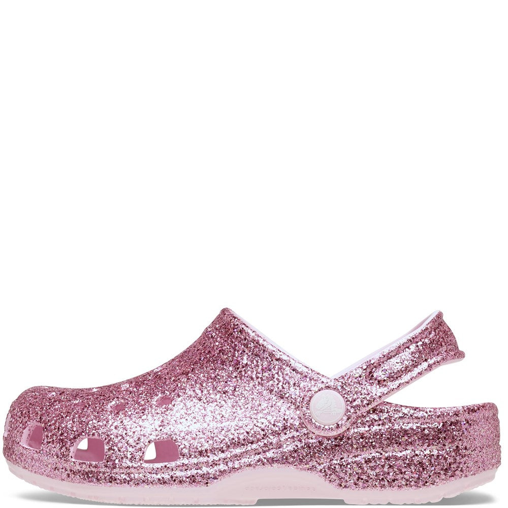 Crocs Kids Classic Chunky Glitter Clogs