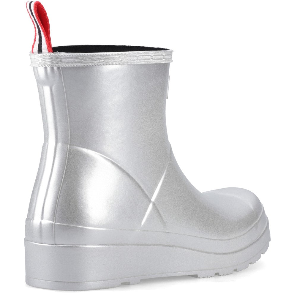 Hunter Play Short Metallic Wellington Boots