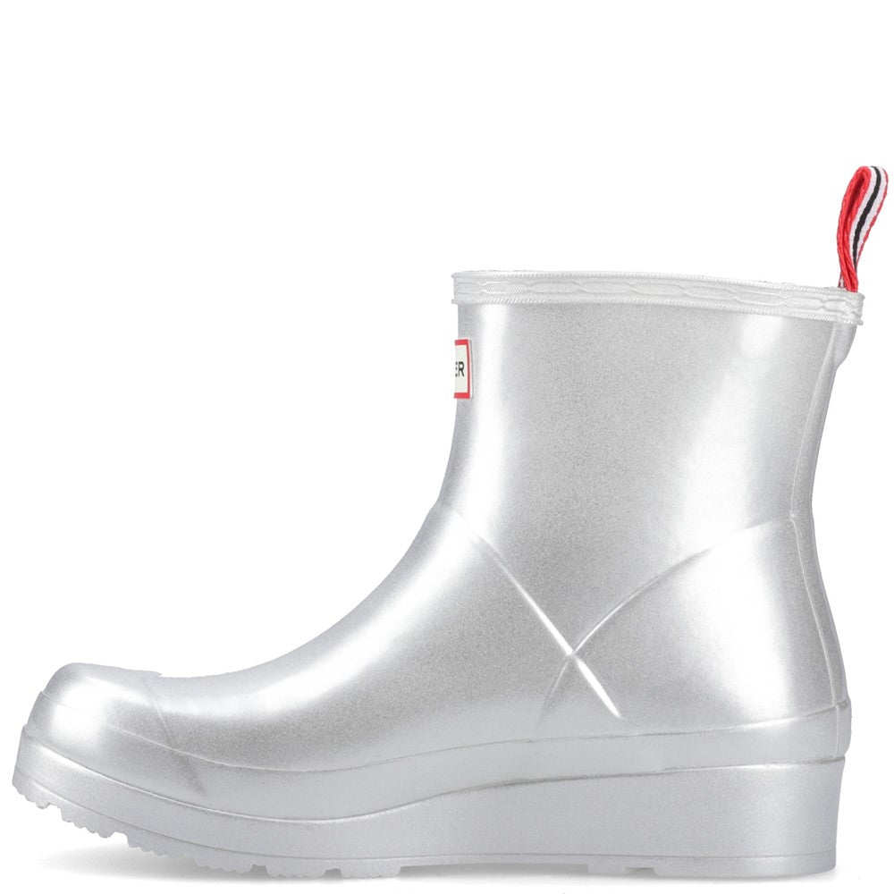 Hunter Play Short Metallic Wellington Boots