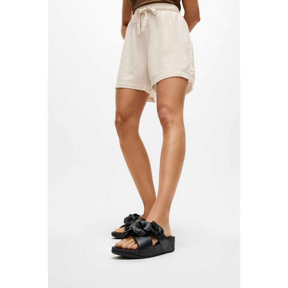 Fitflop Lulu Flower Cross Slides